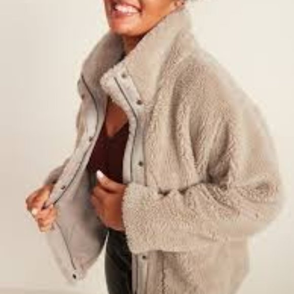 Old Navy sherpa teddy jacket - Picture 3 of 3
